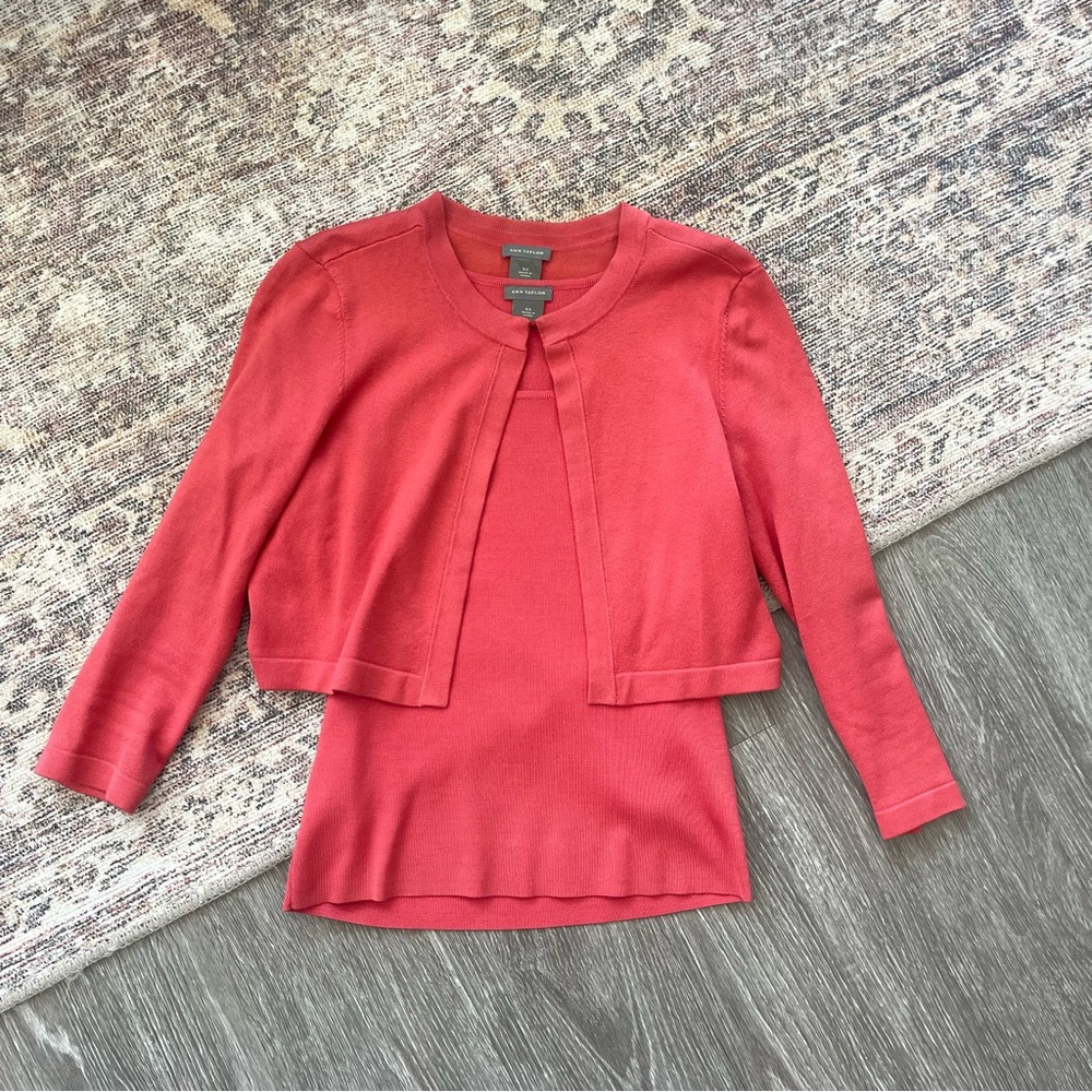 Ann Taylor Two Piece Cardigan